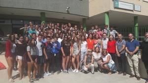 La delegada de Educación visita el IES Aguadulce con motivo del Día Europeo de las Lenguas