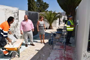 Obras de mejora en el Cementerio de Gádor