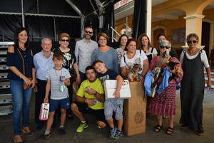 “Lucas”, el perrito gitanillo, ganador del concurso de mascotas de Feria
