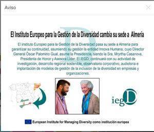 Instituto Europeo para la Gestión de la Diversidad cambia su sede a Almería desde Barcelona por la crisis catalana