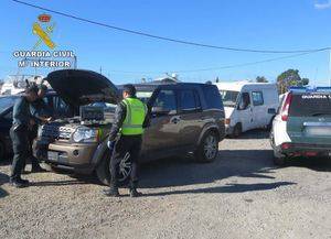 Guardia Civil detiene al autor de un delito de robo en interior de un vehículo