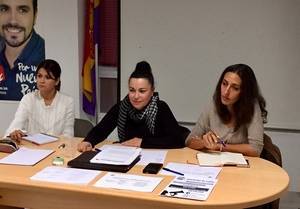 La Coordinadora Provincial de IU Almería visita la Asamblea de El Ejido.