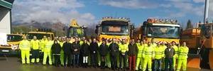 Cerca de 80 técnicos, 30 vehículos y 570 Tm de sal asegurarán la circulación en las carreteras almerienses durante el invierno
