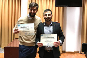Nuevos egresados italianos del doble título entre la Universidad de Almería y la Degli Studi di Brescia