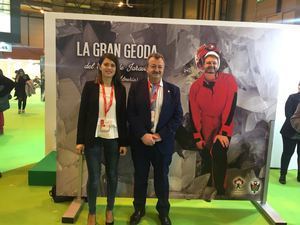 Pulpí promociona en Fitur la Geoda Gigante de Jaravía, que será visitable en 2019