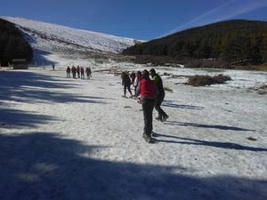 Una veintena de almerienses disfrutan de una jornada de ‘Deporte en la Nieve’