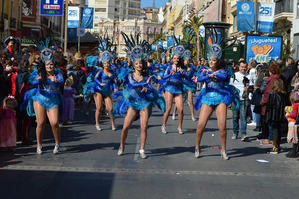 Carnaval y actuaciones de los grupos en la fiesta de la sobrasada