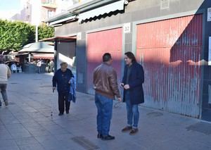 Ciudadanos Almería demanda mantenimiento en el Mercado de la Plaza Pavía