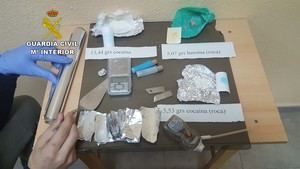 Detenido un "correo" y "cocinero" de drogas en Roquetas