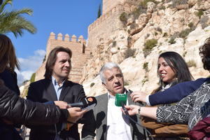 Ciudadanos denuncia el abandono de la Alcazaba e insta a la Junta a ejecutar íntegramente el presupuesto