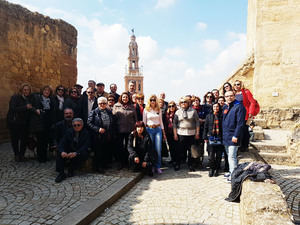 Un grupo de roqueteros visita Carmona y la Dehesa Frías