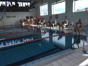 1.200 alumnos de Primaria de 28 municipios mejoran técnicas de natación gracias a los talleres de Diputación