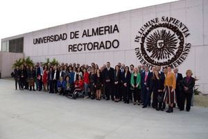 Guiño del Patrón de Empresariales a la Asociación de Antiguos Alumnos de la UAL