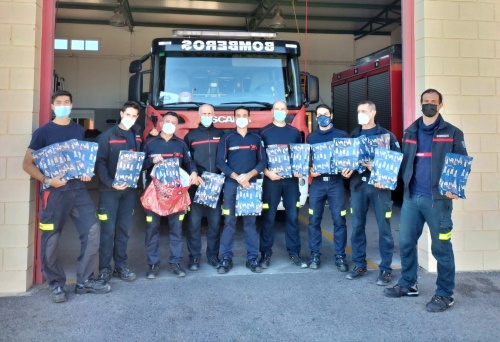 Bomberos del Poniente no fallan a su cita con los más pequeños del Hospital del Poniente