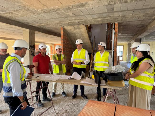 Avanza a buen ritmo la obra del futuro parque de bomberos de Níjar