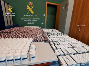 Incautadas en el Puerto de Almería 170.000 pastillas de psicotrópicos con destino Marruecos