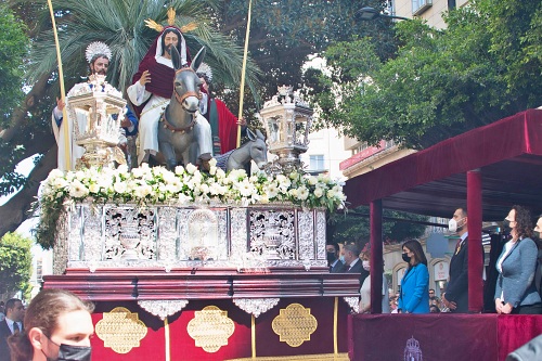 La Hermandad de la Borriquita de Almería en este Domingo de Ramos