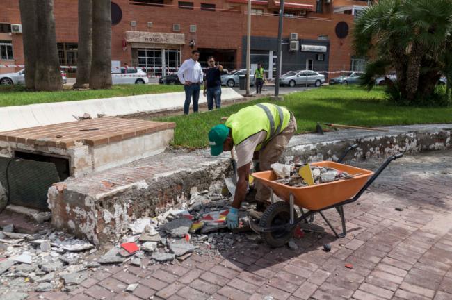 Mejora integral del parque de la Plaza de las Madres de la Plaza de Mayo frente a El Palmeral