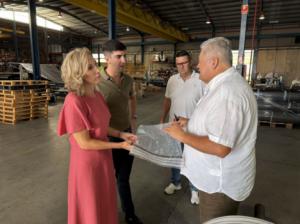 Julia Ibáñez destaca “la trayectoria, innovación e internacionalización de Criado & López, ejemplo del potencial empresarial y agrícola de El Ejido”