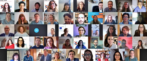 Videoconferencia con participantes de las Lanzaderas Conecta Empleo de Almería