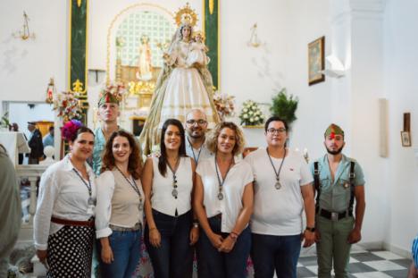 Los nijareños se vuelcan con la subida a Huebro de la Virgen del Rosario