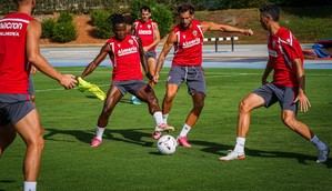 Almería se prepara para Tenerife