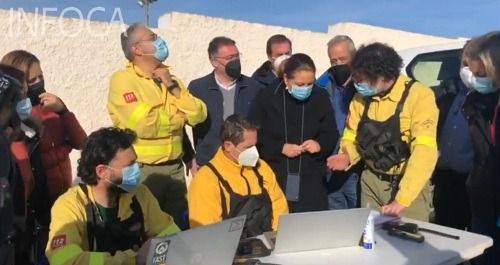 La Junta inicia actuaciones de respuesta a los incendios de Almería