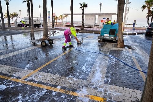El operativo de limpieza intensiva dedicará los domingos de abril a La Cañada