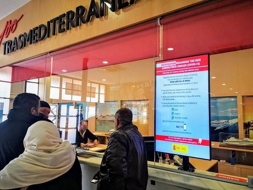 El movimiento de pasajeros en el Puerto de Almería crece un 668% en enero