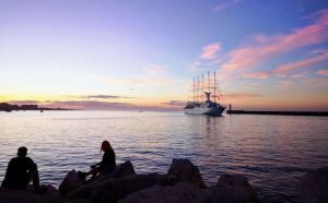 Los cruceristas del ‘Wind Surf’ recorren Almería, Calar Alto, Cabo de Gata, y Mojácar
