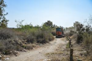 Mejoran sendero entre Costacabana y El Alquián