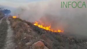 Estabilizado el incendio de Lubrín