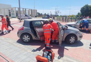 Una mujer muere y dos hombres heridos en un choque frontal en Cuevas del Almanzora