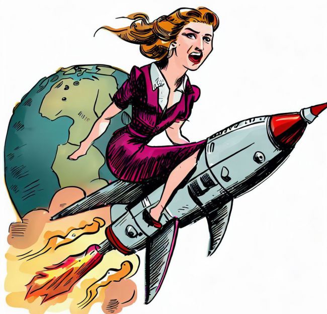 Yolanda Díaz en el espacio exterior