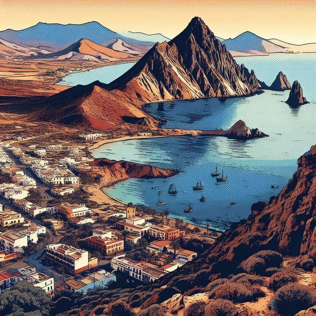 Cerca de Cabo de Gata