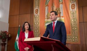 Moreno: "Asumo la responsabilidad de construir una nueva etapa de ilusión para Andalucía"