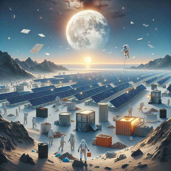 El reciclaje llega a la Luna