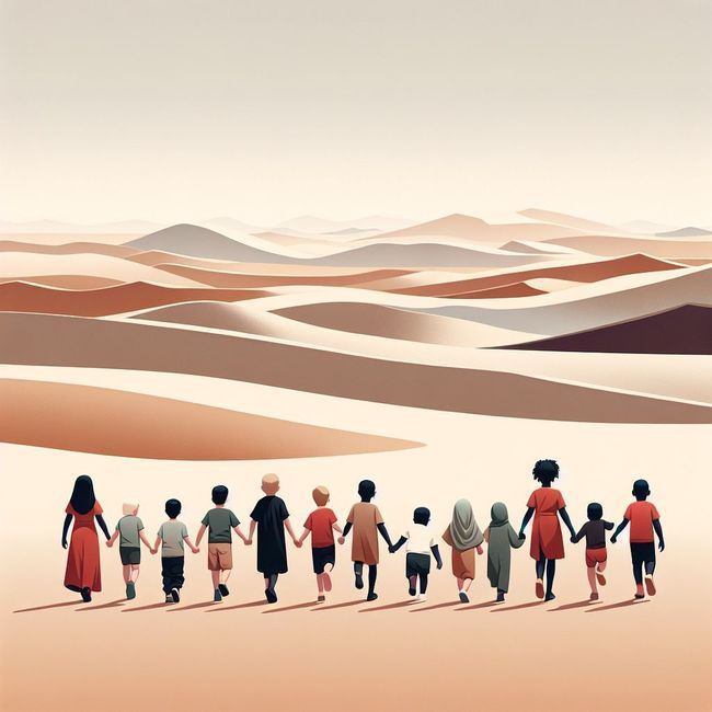 Por los niños y niñas saharauis
