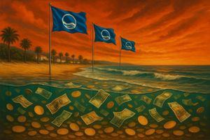 Negocio por bandera (azul)
