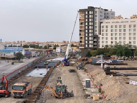 La segunda de las 6 fases del soterramiento no acabará hasta julio de 2026