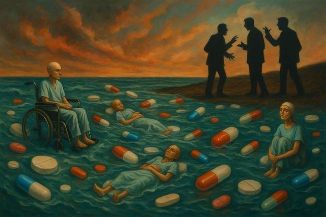 La sanidad, dicen que pública.