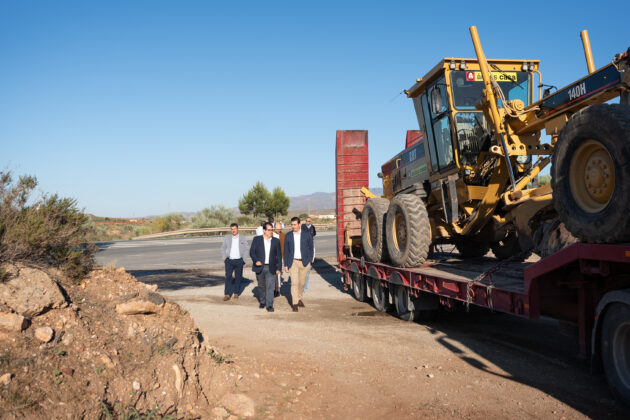 Mejoras en la vía de servicio N-341 en Níjar