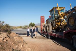 Mejoras en la vía de servicio N-341 en Níjar