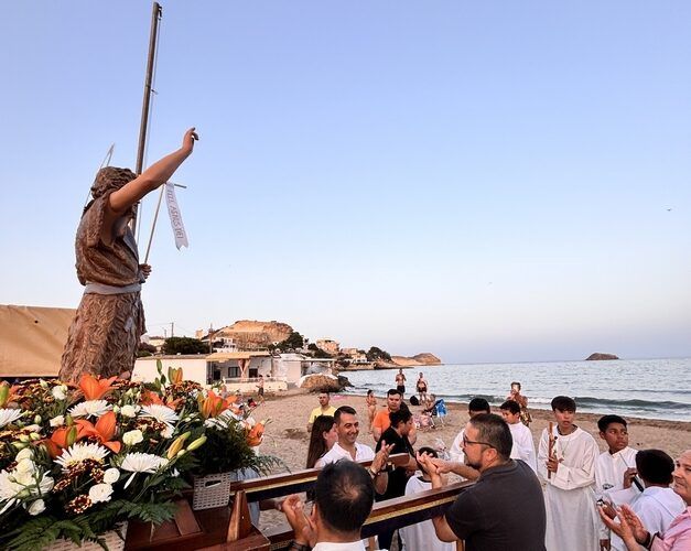 Primera procesión de San Juan el Bautista en San Juan de los Terreros
