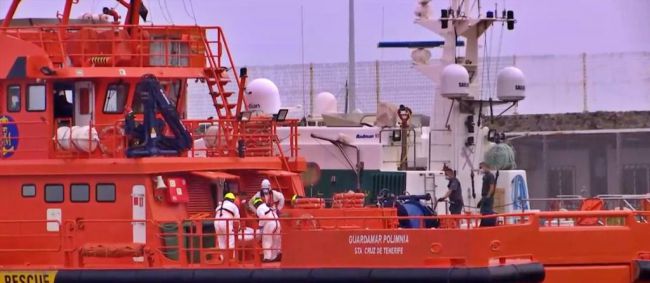 Evacuan a tripulante de crucero en Almería