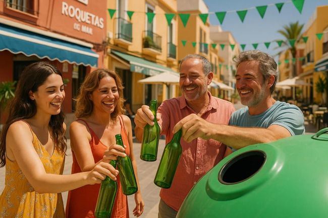 Roquetas de Mar busca la Bandera Verde de Ecovidrio