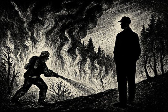 Cuando el pirómano se cruza con el cambio climático