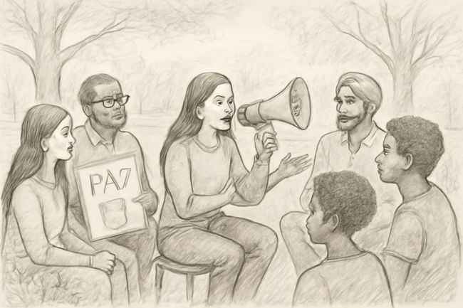 La protesta