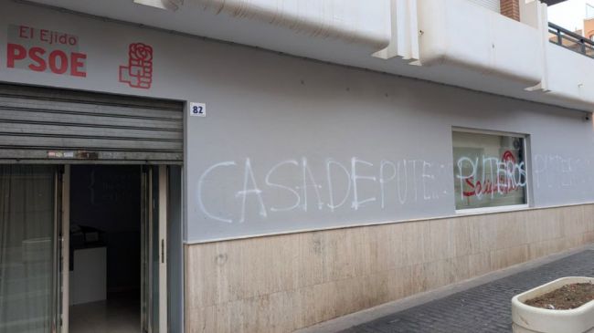 IU El Ejido condena ataque a sede del PSOE