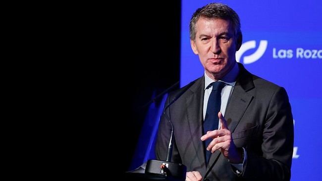 Feijóo pide a Sánchez una estrategia nacional ante la guerra comercial de Trump
